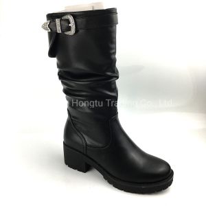 Buy cheap Upper Genuine Leather Black Female Leather Shoes for Your Style from wholesalers