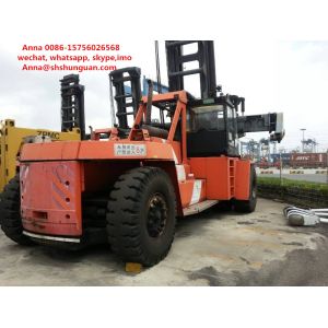 Flexible Used Container Handler , Reach Stacker Forklift Hydraulic Powered