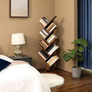 Buy cheap Unique Design Bookshelf for Sale, Wooden Book Storage Shelf, Rustic Bookcase, Home Office Book Tree, LBC11BX from wholesalers