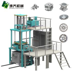 Full Automatic Aluminum Die Casting Machine Low Pressure 380V 10 Routes Mould
