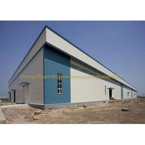 Quality Waterproof Warehouse Steel Structure Grade Q235B / Q345B Prefab Warehouse for sale
