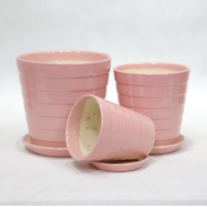 Buy cheap Glossy Modern Ceramic Pots Handcrafted For Indoor Greenery from wholesalers