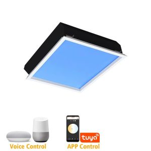 Buy cheap Effortlessly Illuminate Your Space with L600*W600*H295mm Faux Skylight Panels and Tuya Remote Controller from wholesalers