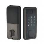 Buy cheap Silver Smart Deadbolt Door Lock RFID Card Fingerprint Door Lock from wholesalers