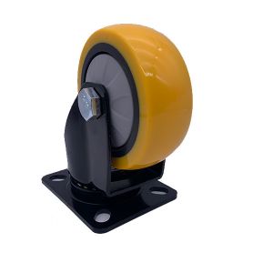 Buy cheap 125 mm  PU Caster with 360 Degree Top Plate from wholesalers