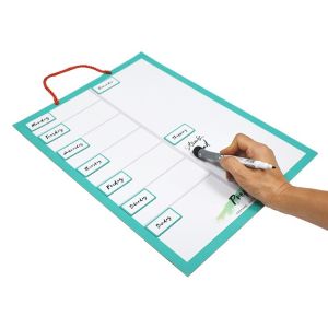 Buy cheap Writable Wall Hanging Preschool Reward Chart Board With Magnetic Sticker from wholesalers