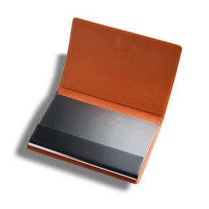 Customized PU Laminated Aluminium Atm Card Holder Anode Oxidizing