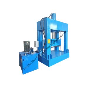 Buy cheap Hydraulic Rubber Cutting Machine / Big Diameter Plastic Rubber Bale Cutter from wholesalers