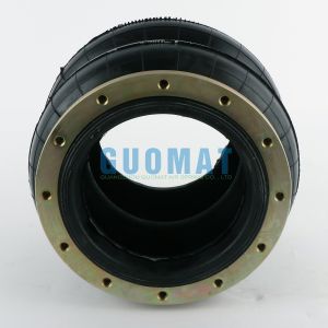 China Lhf200/212-2 Double Convoluted Flange Air Suspension Spring For Pneumatic Applications on sale