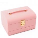 Handled Portable Jewelry Holder , Unique Decorative Storage Boxes Easy To Take