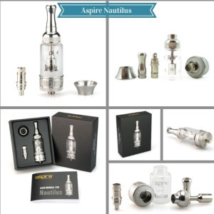 2014hot Selling E Cigarette Adjustable Atomizer Bdc Glassomizer Aspire Nautilus