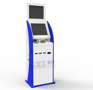 Customized Cash Payment Kiosk , Computer Enclosure Payment Machines