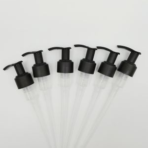 Matt Finish PP Plastic Lotion Pump Black Color 24/410