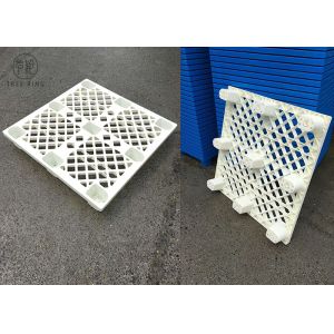 Buy cheap Lightweight Nestable HDPE Plastic Pallets With 9 Legs And Open Deck P1010 4 Sides from wholesalers