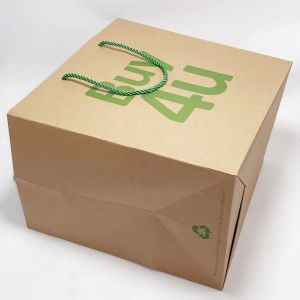 Buy cheap Beautiful Custom Brown Paper Bags Gift Clothes Packing Bag With Mixed Rope from wholesalers