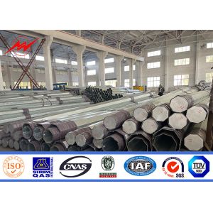 Hot Dip Galvanized Octagonal Electrical Power Pole with Customizable Height and