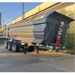 Tread 1840mm U-Shape Rear Tipper Dump Semi Trailer with Hydraulic Cylinder 3
