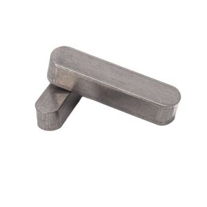 Buy cheap ZINC PLATED BS Standard Stainless Steel DIN6885 Type A Double Round Ends Shaft product