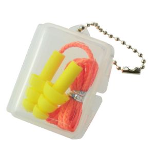 SNR 28dB Yellow Silicone Earplugs Popular Model for Hearing Protection and