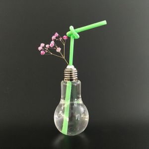 Modern Design Reusable PET Cup with Straw