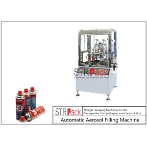 Buy cheap Full Automatic Cassette Gas Filling Machine 200ml 3500Cans/H from wholesalers