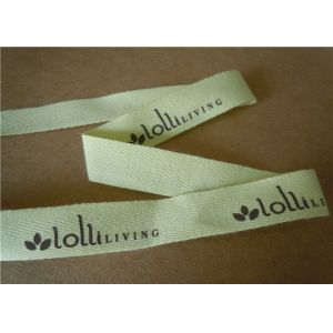 Buy cheap Light Weight Cotton Webbing Tape Woven Jacquard Ribbon Printing Colored from wholesalers