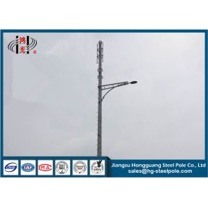 Buy cheap Signal Broadcasting Telecomminication Towers Weather Resistance With Street Lighting from wholesalers