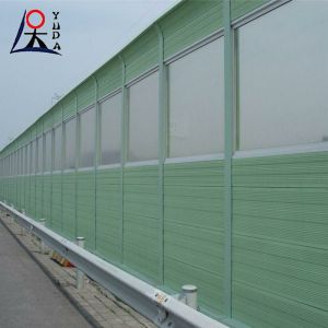 Galvanized Steel Sound Barrier Highway Noise Barrier Proof Wall Fence