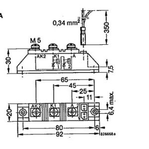Buy cheap MCC220-16I01 Thyristor Modules Thyristor/Diode Modules  IXYS IGBT Power Module from wholesalers