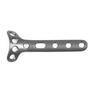 Buy cheap Small T Shaped Curved Orthopedic Locking Plate 1.8mm Thickness from wholesalers