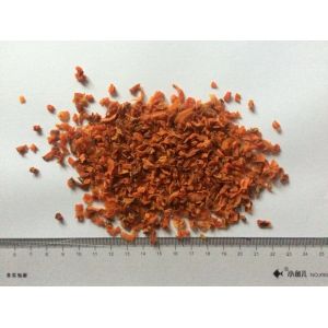 Buy cheap 5x5mm Crispy Dried Carrot Chips , Dehydrated Vegetable Chips Nutrition from wholesalers