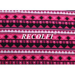 Geometry Pattern Absorbent Poly Yarn Recycled Plastic Activewear Digital Printing