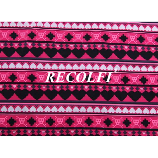 Geometry Pattern Absorbent Poly Yarn Recycled Plastic Activewear Digital