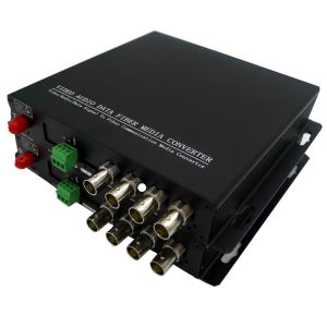 Buy cheap CCTV Cameras HD-SDI video signal to fiber converter,4-ch HD-SDI video with Gbe to fiber extender from wholesalers