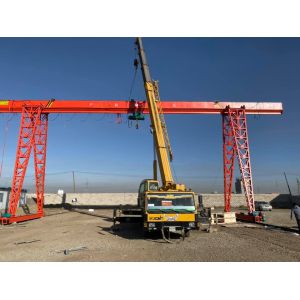 Buy cheap High technique Cabin control MH model Trussed Single Beam Electric Gantry Crane from wholesalers