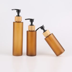 Buy cheap 130ml Amber Frosted Pet Plastic Bottles With Lotion Spray from wholesalers