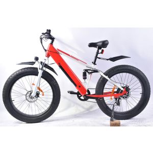 Buy cheap Multiapplication Fat Tire Electric Mountain Bike With 13AH Lithium Battery from wholesalers