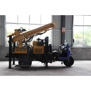 Buy cheap Deep Rock Water Well Crawler Drilling Rig with hydraulic outriggers from wholesalers