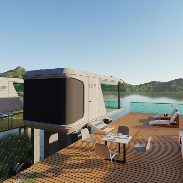 Space Capsule House for Core Scenic Spots Affordable and Solution from and Durable Prefabricated Building