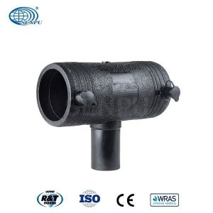 China Electrofusion Plastic Reducing Tee EN 12201 DN32mm To 800mm on sale
