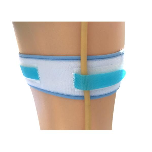 Quality 5cm FDA Reusable Silicone Foley Catheter Leg Bag Straps for sale