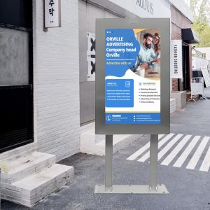 Buy cheap Hot Sale 43 Inch IP65 Stainless Steel Floor Standing Digital Signage - 2000 Nits High Brightness Factory Direct Wholesale No reviews yet from wholesalers