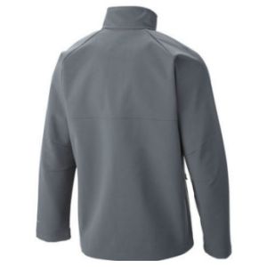 Breathable Mens Woven Jacket Soft Shell Fabric Water Resistant Windproof