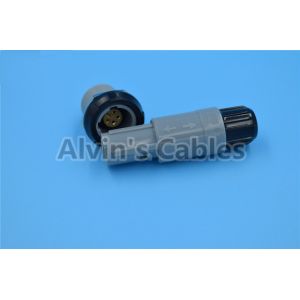 Buy cheap LEMO Connector 1 P Plastic PAC / PLC 80 Degree Pins Positioning 5 Pin Medical Accessories from wholesalers