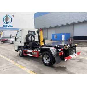 Buy cheap 4/6/8m3 Hook Arm Garbage Truck New Rubbish Truck / JAC ISUZU Dustbin Lorry Dumpcart Vehicle 4m3 Hook Arm Garbage Truck from wholesalers