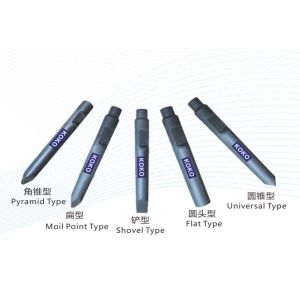 Buy cheap Krupp Hydraulic Breaker Moil Flat Chisel HM60 HM75 HM85 HM300 HM500 HM1000 HM1500 HM2100 Chisel For Rock Breaker from wholesalers