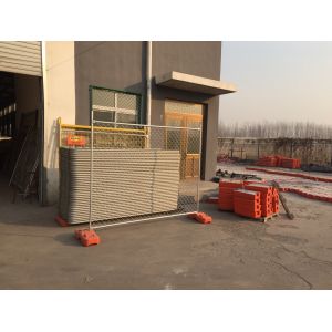 Buy cheap 14 microns temporary fencing panels 2100mm x 2400mm 60mm x 150mm x 3.00mm diameter clamp to suit OD 32 post from wholesalers