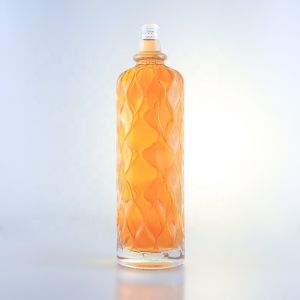 Buy cheap Unique Design Glass Bottle for Champagne Gin Rum Brandy Whisky in Super Flint Material from wholesalers