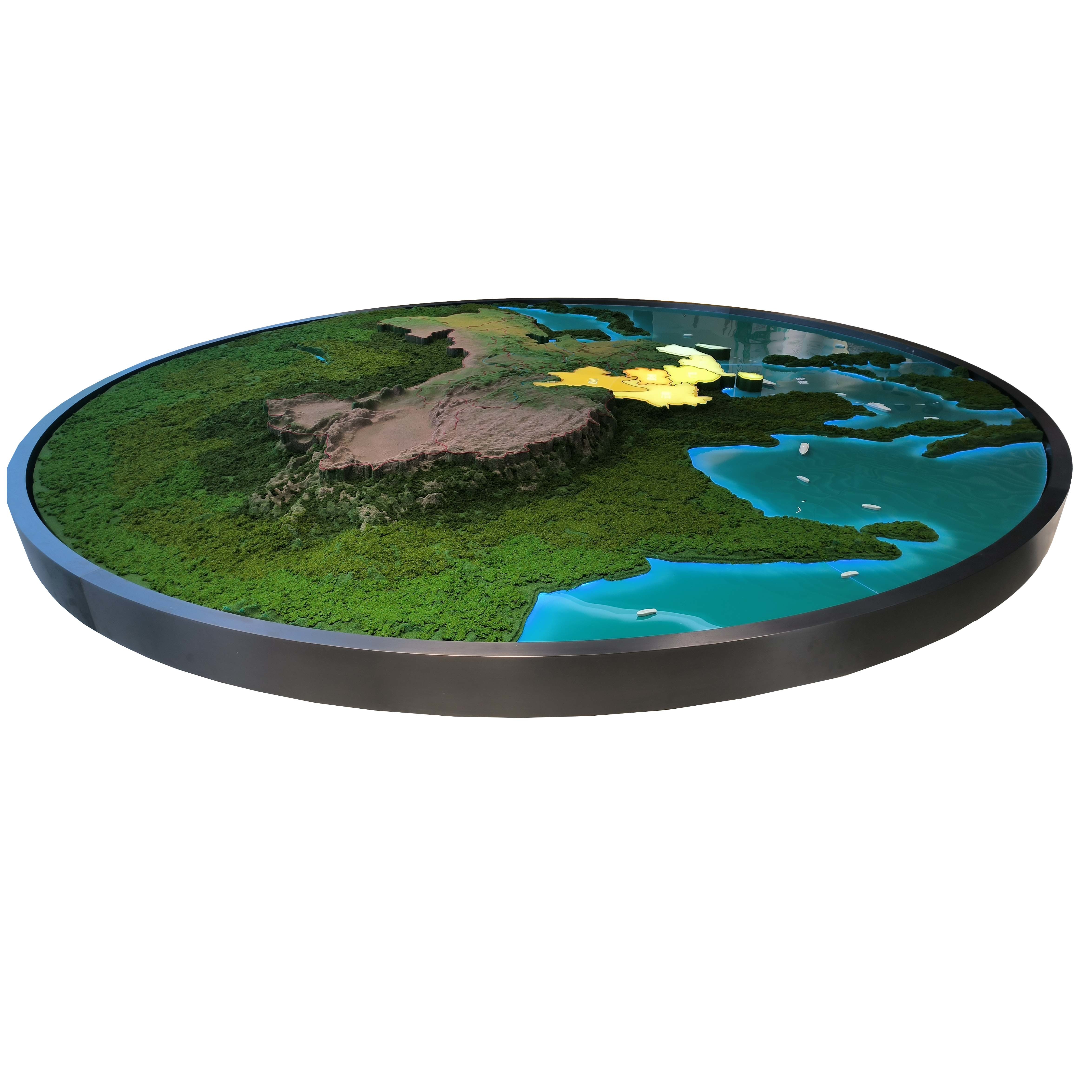 Buy cheap 1:50 1:100 1:500 Map Models Mountains Landform Model For Countries And Regions from wholesalers