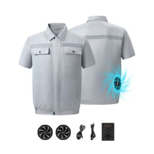 Buy cheap 4.56W Evaporative Cooling Vest Fan Cooling Jacket With 6700mAh Battery from wholesalers